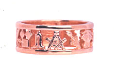 Masonic Wedding Ring